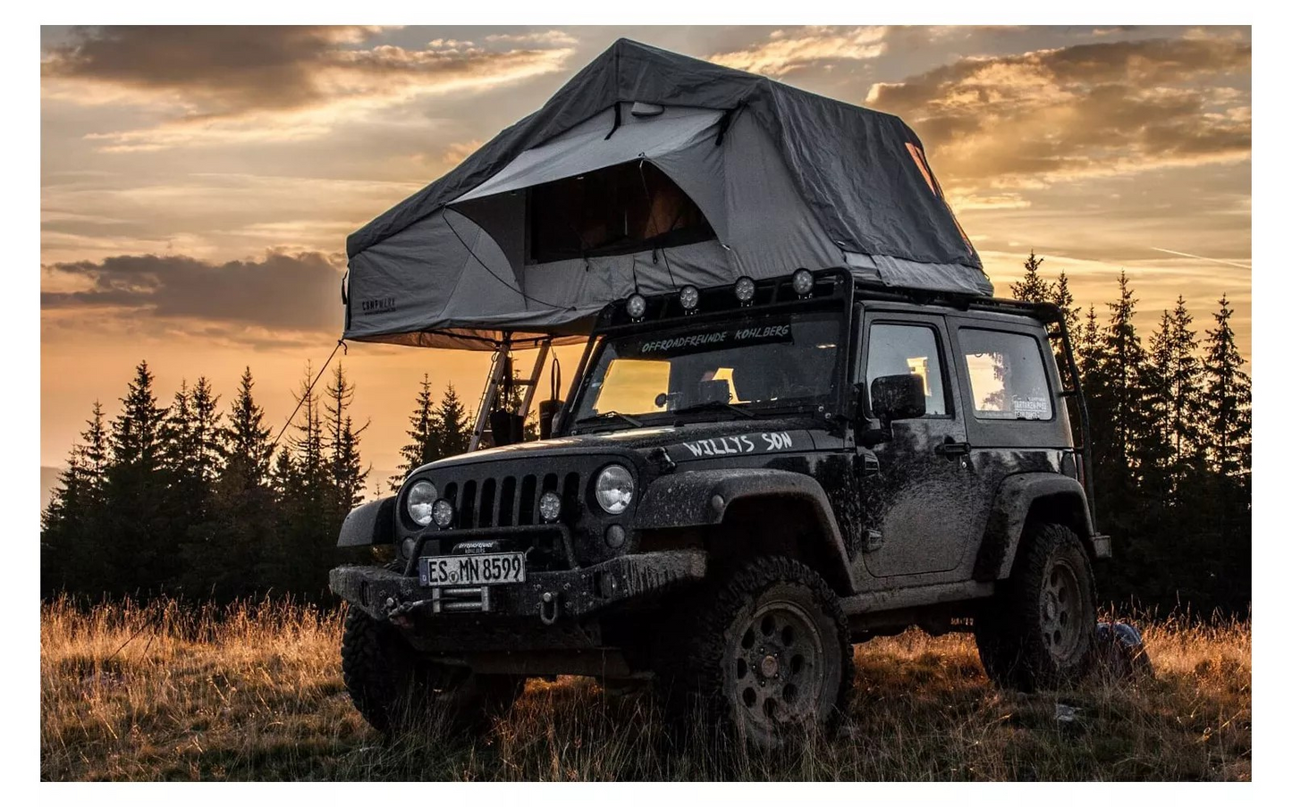CAMPWERK Dachzelt Adventure 140 / 165 - bis 3 Personen