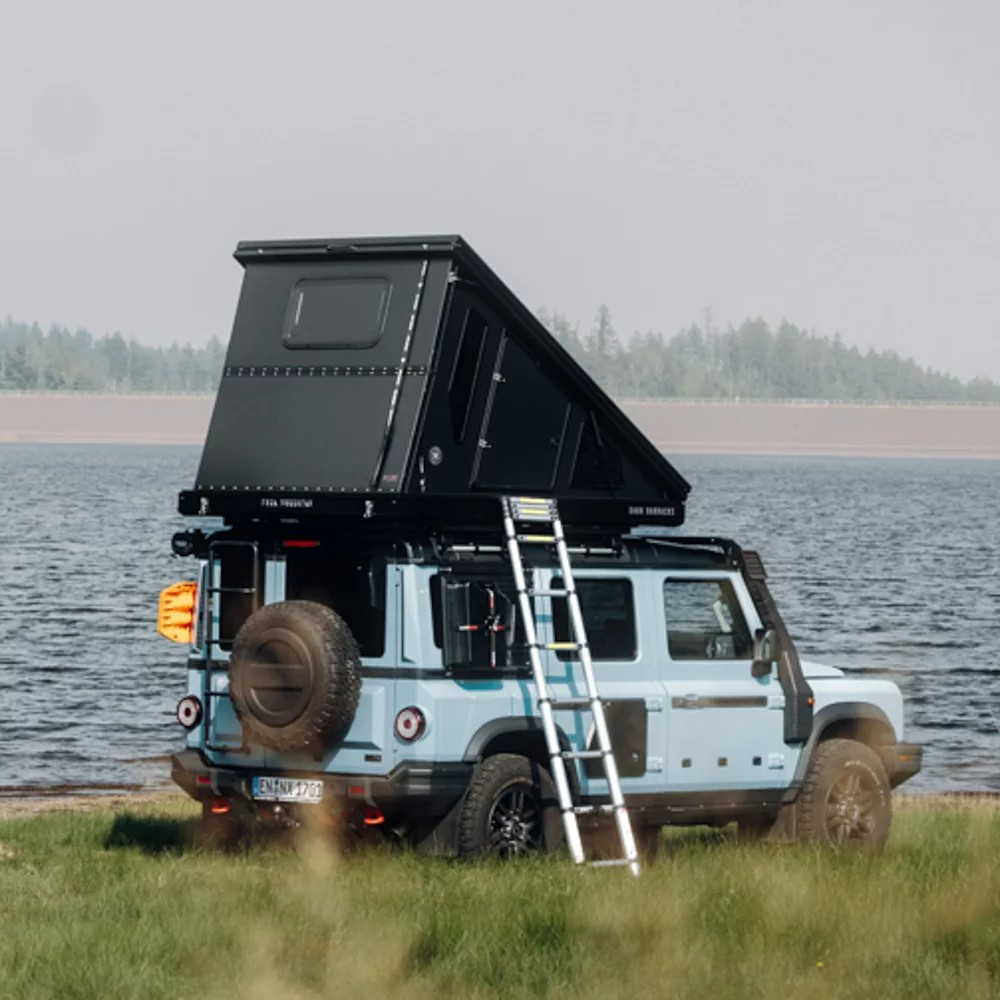 dark barracks rooftop tent Dark Barracks Grand 2.0 Pro Hartside-Dachzelt